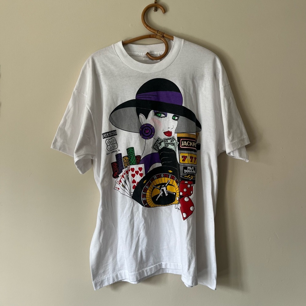 Vintage Single Stitch Casino Tee